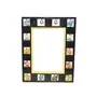 VARANASI WOODEN TOYS Wooden Mirror Frame Wall Mounting with Mirror (50.8 x 40.6 x 2.5 Centimeters), 3 image