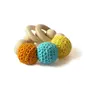 VARANASI WOODEN TOYS Wooden & Cloth Rattle Toy (0+ Years) - Explore Textures, 3 image