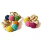 VARANASI WOODEN TOYS Wooden & Cloth Rattle Toy (0+ Years) - Explore Textures, 2 image