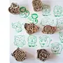 VARANASI WOODEN TOYS Wooden Stamps (3 Years+) - Educational Toys (Forest Friends Stamps), 3 image