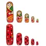 10 PCS Hand Painted Wooden Russian Nesting Dolls Set for Girls Kids RY, 3 image