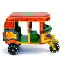 VARANASI WOODEN TOYS India Handmade Colorful Push and Pull Toys Wooden Auto Rickshaw (No Battery Required & Color May Vary), 2 image