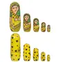 10 PCS Hand Painted Wooden Russian Nesting Dolls Set for Girls Kids RY, 4 image