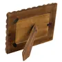 VARANASI WOODEN TOYS Wooden Photo Frame Photo Size 4 x 6 inch MPN-Wooden_Photo_Frame_8, 3 image