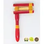 VARANASI WOODEN TOYS Wooden Jumbo Rattle Handcrafted for Toddler Kids Children (Moving Rattle), 2 image