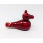 VARANASI WOODEN TOYS Wooden Whistle Handcrafted Sound Toy Discover Sounds Develops Sensory Skills for Kids Toddlers Children (Red Fox), 4 image