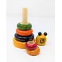 VARANASI WOODEN TOYS Wooden Stacker- Bholu Bear Educational Learning Counting Math Construction Toys for Children Kids Toddler, 3 image
