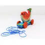 VARANASI WOODEN TOYS Wooden Pull Along Toy Encourage Walking Build Gross Motor Skills and Hand-Eye Coordination Handcrafted by Indian Artisans for Kids Toddlers (Fish)