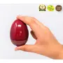 VARANASI WOODEN TOYS Egg Rattle Wooden Handmade Natural Colors Made in India by Local Artisans for Kids Children, 2 image