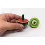 VARANASI WOODEN TOYS Kiwi and Watermelon Spinning Tops(Wooden), 3 image
