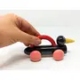 VARANASI WOODEN TOYS Wooden Roll On - Pogu Penguin Toys Show Piece Handcrafted Recreational Gift for Kids Children, 2 image