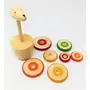 VARANASI WOODEN TOYS Stacker Toddler Educational Learning Counting Maths Construction Toy for Kids (Kangaroo), 3 image