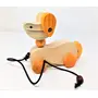 VARANASI WOODEN TOYS Wooden Pull Along Toy Encourage Walking Build Gross Motor Skills and Hand-Eye Coordination Handcrafted by Indian Artisans for Kids Toddlers (Tomy Dog), 3 image