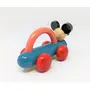 VARANASI WOODEN TOYS Push Along Jerry Car Handcrafted Eco Friendly Non Toxic Smooth Edges for Kids Children, 3 image