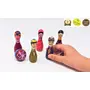 Wooden Toy ( Age 3 Years +) Kids|Handmade|Royal Maharaja Bowling Set |Organic |Eco Friendly 100 % Safe | VARANASI WOODEN TOYS, 3 image