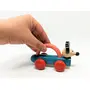 VARANASI WOODEN TOYS Push Along Jerry Car Handcrafted Eco Friendly Non Toxic Smooth Edges for Kids Children, 4 image