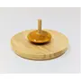 VARANASI WOODEN TOYS Wooden Spinning Toy Lattoo Handmade Eco Friendly Fun Games Gift for Kids (Table Top)