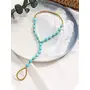 Yellow Chimes Anklets For Women Multicolor Fashionable Boho Beaded Anklet With Toe Ring Summer Beach Foot Stone Jewellery For Women and Girls, 2 image