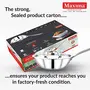 Maxima Triply Stainless Steel Wok Pan with Stainless Steel Lid Induction Bottom Cookware (26 cm 3.6 LTR), 6 image