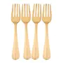 Shiv Shakti ArtsÂ® Brass Fork - Tableware - Cutlery Set (Heavy Gauge - 7.2" Inch) - Set of 4 Pieces