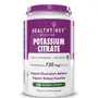 HealthyHey Nutrition Potassium Citrate 730mg - Vegetable Capsules 120 Count (Pack of 1)