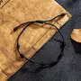 Wustifyz - Nazar Dhaga With Knotted Beads Rosary Design Avoid Negative Energy Adjustable Black Thread Anklet For Evil Eye & Good Luck Amulet for Success & Prosperity for Men Women Girls & Boys, 5 image