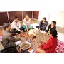 Shiv Shakti Arts Pure Copper Hawan Kund | Yagya Kund with Hawan Samagri & Navgrah Samidha (Lakdi) - Medium - 10.25" Inch for Home & Mandir Pooja, 7 image