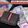 Hornbull Steve RFID Blocking Leather Wallet for Men | Vertical Credit Debit Card Holder Black Zip Around Wallet, 6 image