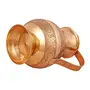 Shiv Shakti Arts Pure Brass Emgraved Flower Design Pure Brass Jug | Pitcher - (Big - 1900 Ml Jug) 2021 Gift Item, 6 image