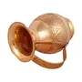 Shiv Shakti Arts Pure Brass Emgraved Flower Design Pure Brass Jug | Pitcher - (Big - 1900 Ml Jug) 2021 Gift Item, 5 image