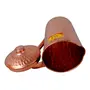 Shiv Shakti Arts Shinee Hammer Luxury Design Pure Copper Jug/Pitcher - (Capacity - 1 Liter), 3 image