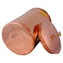 Shiv Shakti ArtsÂ® Shinee Hammer Design Copper Jug Glasses Set Antique Luxury Design - (Capacity - 1.8 Liter) - 7 Pieces Drinkware Set, 5 image
