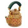 Kaushalam Decorative Tea Kettle Tea Coffee Kettle Indian Teapot Traditional Kitchen Gift For Wife 750 ml, 5 image