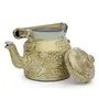Kaushalam Handmade Tea Kettle Indian Artistic Kettle Ethnic Kettle For Decoration Quirky Gift 750 ml, 3 image
