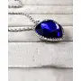 Shining Diva Fashion The Famous Titanic Heart of Ocean Pendant Necklace for Women & Girls, 3 image