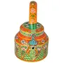 Kaushalam Hand Painted Tea Kettle For Indian Chai Kettle Decorations Accessories Kitchen Gift For Mom 1000 ml, 2 image