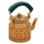 Kaushalam Decorative Tea Kettle Tea Coffee Kettle Indian Teapot Traditional Kitchen Gift For Wife 750 ml, 2 image