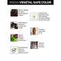 Vegetal Safe Color Hair Color for Unisex 100g - Soft Black (Pack of 2), 5 image