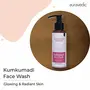 Auravedic Kumkumadi face wash with Kumkumadi Tailam Kumkumadi face oil for glowing skin Paraben free face wash men women 100ml, 2 image