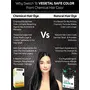 Vegetal Safe Color Hair Color for Unisex 100g - Soft Black (Pack of 2), 2 image