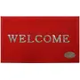 Kuber Industries PVC Anti Skid Welcome Door Mat (Red) -CTLTC11174, 2 image