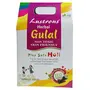 Vegetal Lustrous Natural Holi Colors Herbal Gulal; 400gm Red Pink Green Yellow Blue Pack of 5 (5X80gm), 4 image
