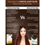 Vegetal Safe Hair Color - Dark Brown 50gm Certified Organic Chemical and Allergy Free Bio Natural Hair Color with No Ammonia Formula for Men and Women, 3 image