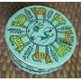 PALM LEAF -PATTACHITRA PAINTINGS Paper Mache Handmade & Hand Painted Coaster Set - Set of 6 Coasters & The Coaster Box, 3 image