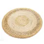 CANE & BAMBOO CRAFTS Braided Jute Placemats 41 cm Round Best for Bed-Side Table/Center Table Dining Table/Shelves Natural Beige etc., 5 image