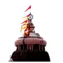 Char-Dham Puri Lord Jagannath Temple Patitapabana Flag/ Dhwaja/ Pataka (as fresh as offered) (Red), 4 image