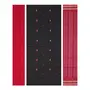 Sambalpuri bomkai cotton dress material set(Traditional bomkai design in black and red colors combination)
