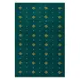 SAMBALPURI BANDHA CRAFT sambalpuri bomkai cotton kurti/kurta/shirt material(2.5 mtr Pasapalli design in Green color base)