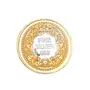 SILVER FILIGREE CRAFT - CHANDI TARKASHI Exclusive Gold Plated BIS Hallmarked 999 (99.9%) Purity Pure Silver 20 gram Laxmi Ganesh Silver Coin (Round) (20gm Silver Coin) - RSNSCLGC04, 2 image