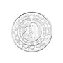 SILVER FILIGREE CRAFT - CHANDI TARKASHI Exclusive BIS Hallmarked 999 Purity Pure Laxmi Ganesh Silver Coin (20g), 2 image